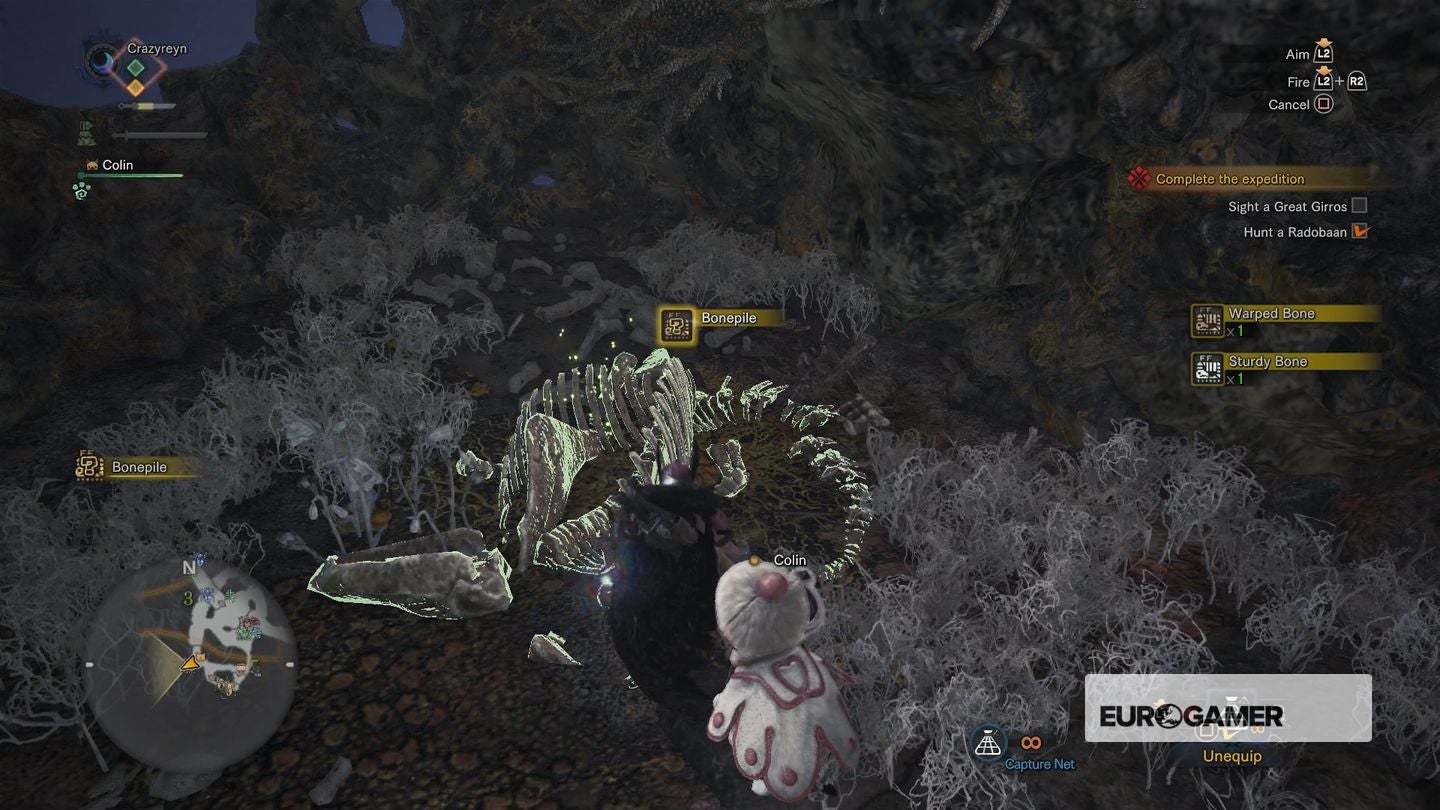 Monster Hunter World Bone locations How to get Monster Slogbone